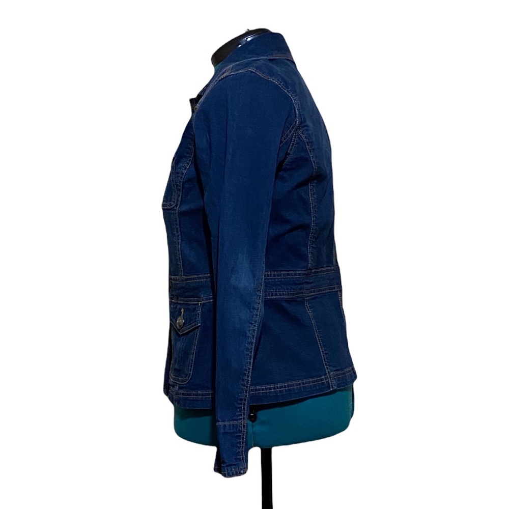 Chico’s Platinum Denim Jean Jacket - Picture 2 of 6